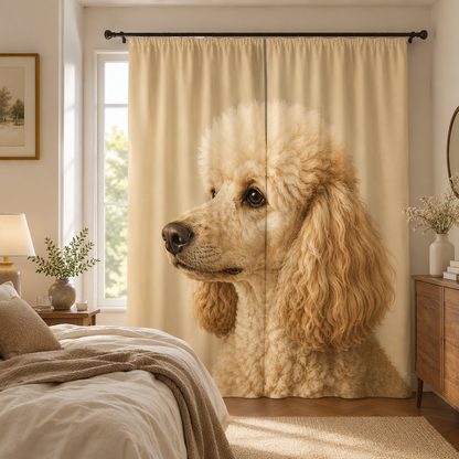 Custom Photo Dog Window Curtain | Gift For Dog Lover