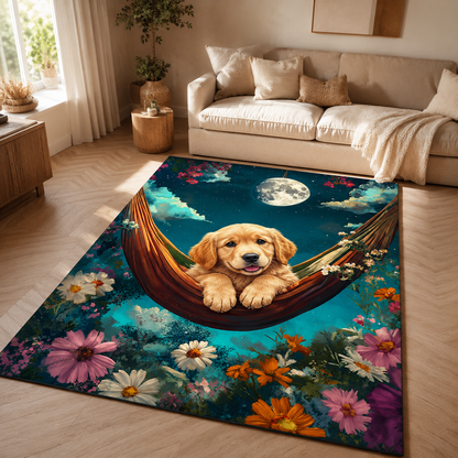 Custom Photo Dog Area Rug | Gift For Dog Lovers