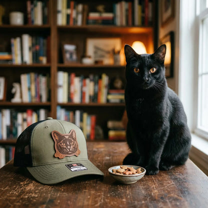 Custom Photo Cat Hat – Photo Cat Trucker Hat | Cat Memorial Gifts | Gift For Cat Lovers
