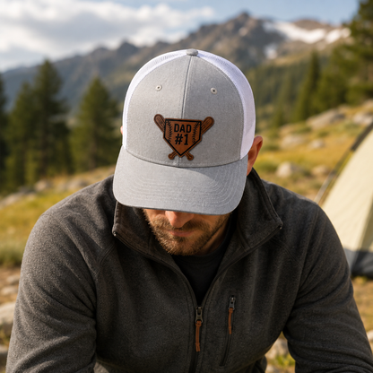 Personalized Baseball Dad Trucker Hat | Custom Dad Photo Hat | Father's Day Gift | Gift For Dad | Dad Gifts TOM99