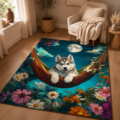 Custom Photo Dog Area Rug | Gift For Dog Lovers