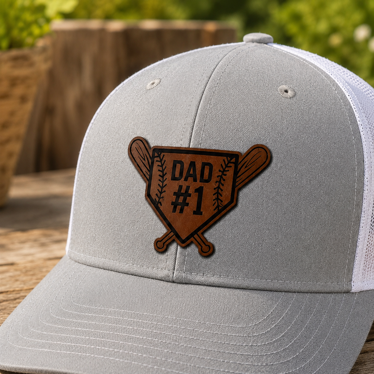Personalized Baseball Dad Trucker Hat | Custom Dad Photo Hat | Father's Day Gift | Gift For Dad | Dad Gifts TOM99