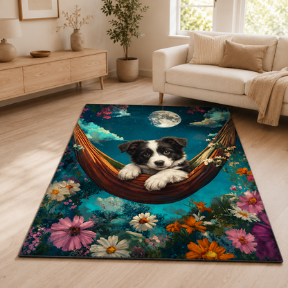 Custom Photo Dog Area Rug | Gift For Dog Lovers