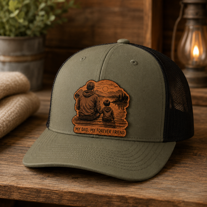 Personalized My Dad Trucker Hat | Custom Dad Photo Hat | Father's Day Gift | Gift For Dad | Dad Gifts TOM99