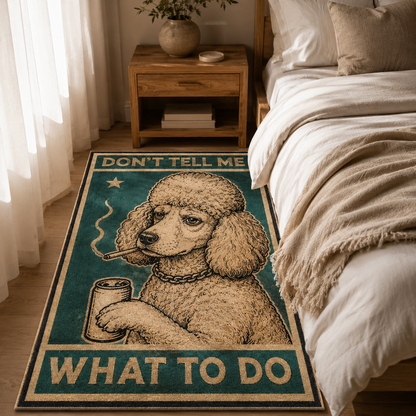 Custom Photo Dog Area Rug | Gift For Dog Lovers
