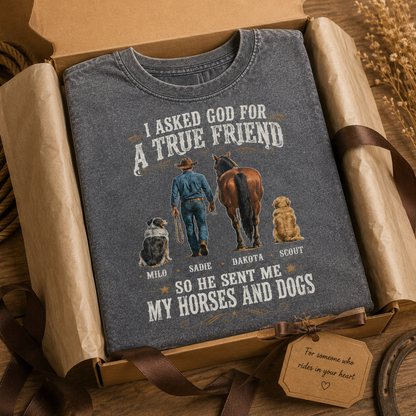 Custom Photo My Horse Wash T-Shirt | Personalized Horse Lover Shirt | Gift For Horse Lovers TOM99