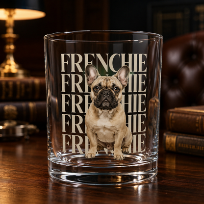 Custom Photo Dog Whiskey Glass | Personalized Pet Photo Gifts | Gift For Dog Lovers