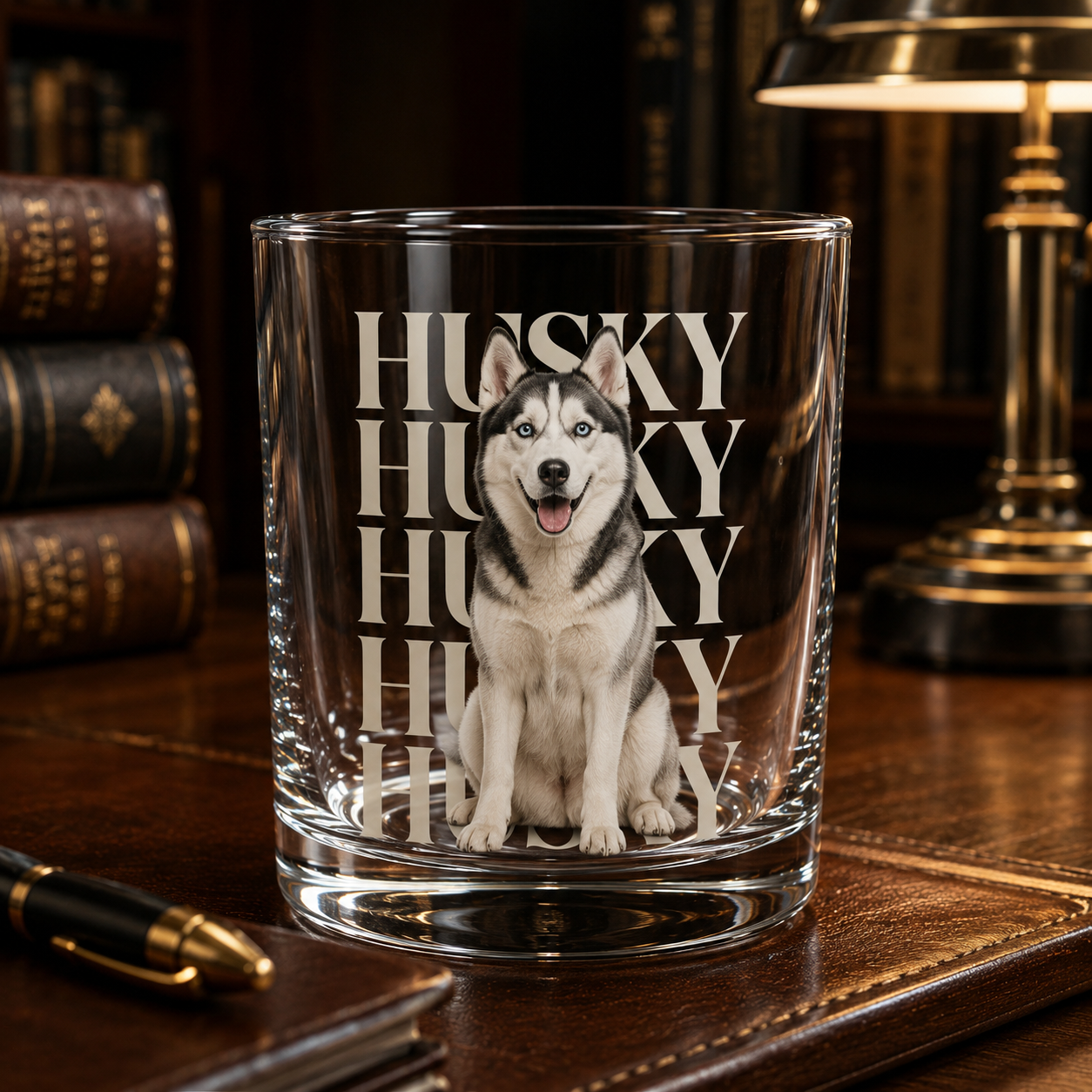 Custom Photo Dog Whiskey Glass | Personalized Pet Photo Gifts | Gift For Dog Lovers