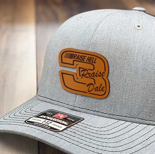 Raise Hell Praise Dela Trucker Hat | Leather Patch Hat | Gift For Boy Friend