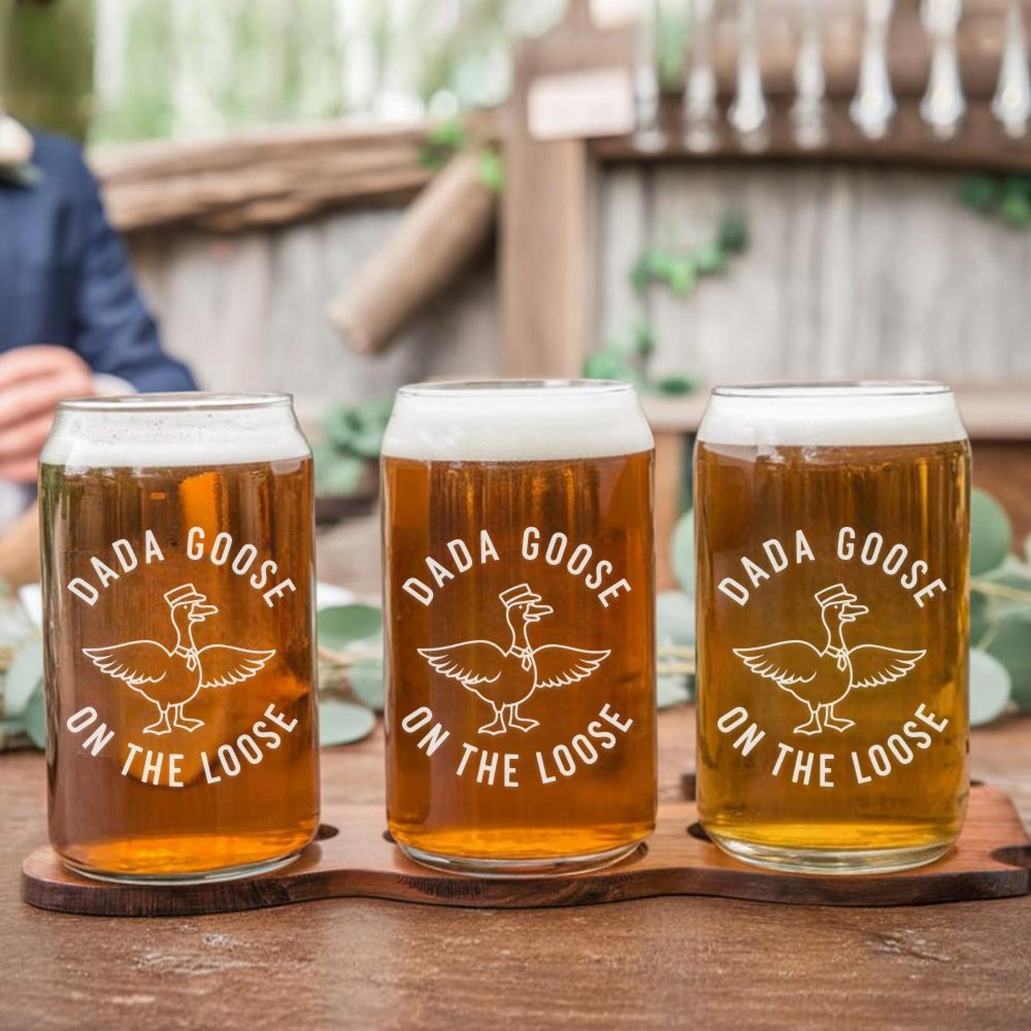 Silly Goose Dad Beer Can Glass 16oz | Father's Day Gift | Funny Gift Idea For Dad