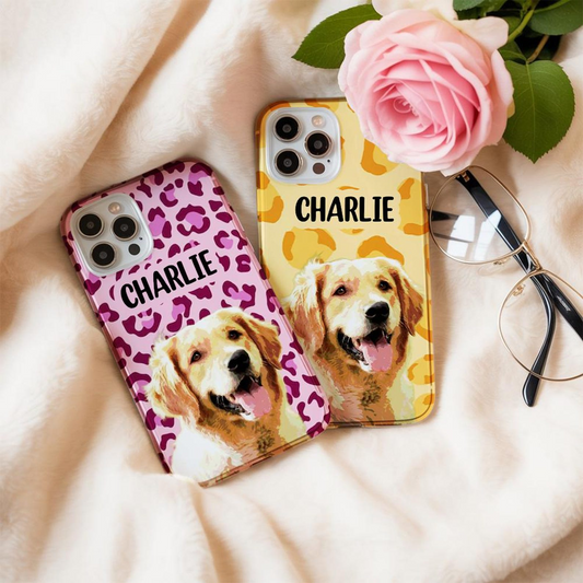 Custom Phone Case Using Pet Photo | Personalized Pet Photo iPhone Case | Gift For Pet Lover