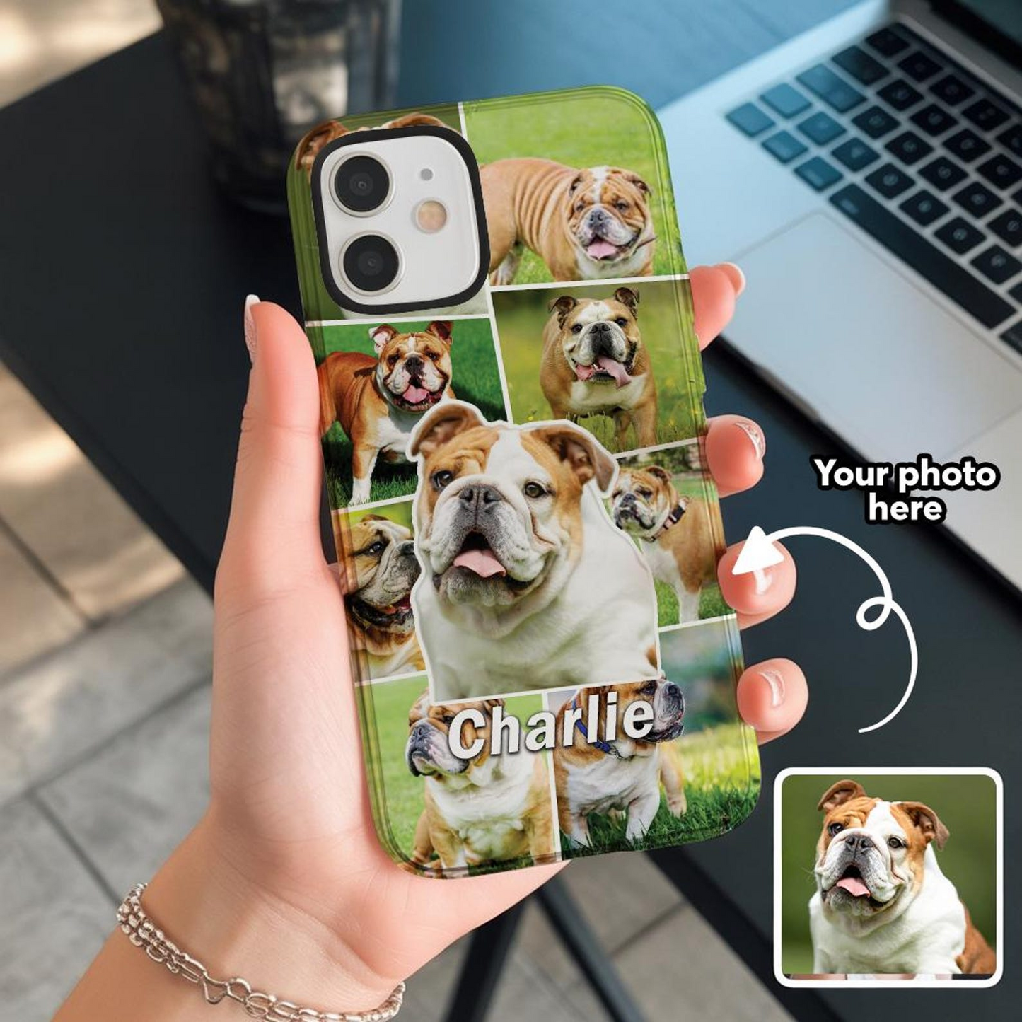 Custom Phone Case Using Pet Photo | Personalized Dog Or Cat iPhone Case | Gift For Pet Lover