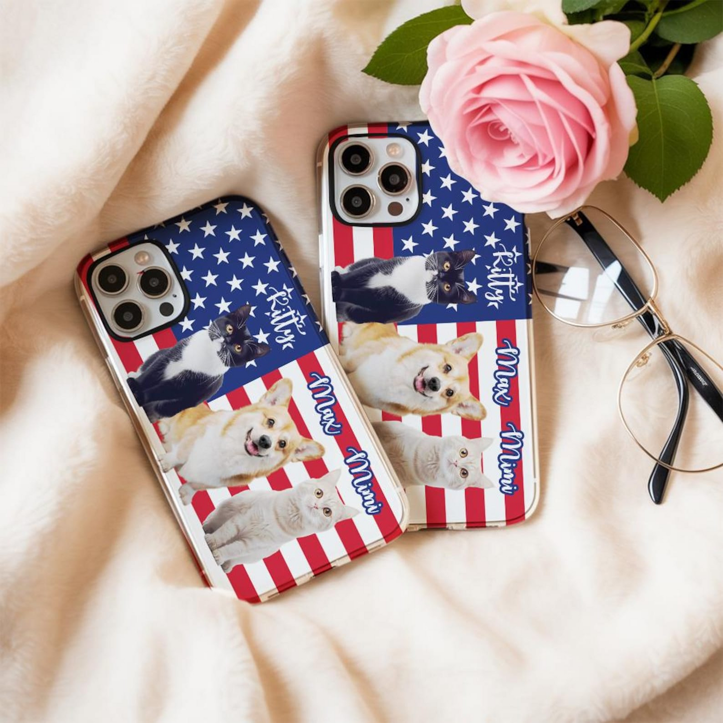 Personalized Pet Photo Phone Case | Custom Dog Or Cat And Owner iPhone Case | Pet Lover Gift