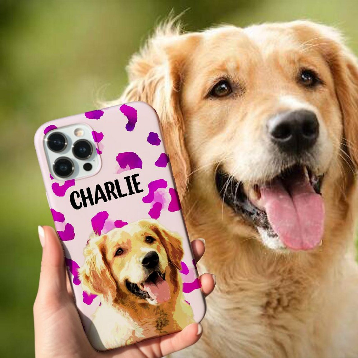 Custom Phone Case Using Pet Photo | Personalized Pet Photo iPhone Case | Gift For Pet Lover
