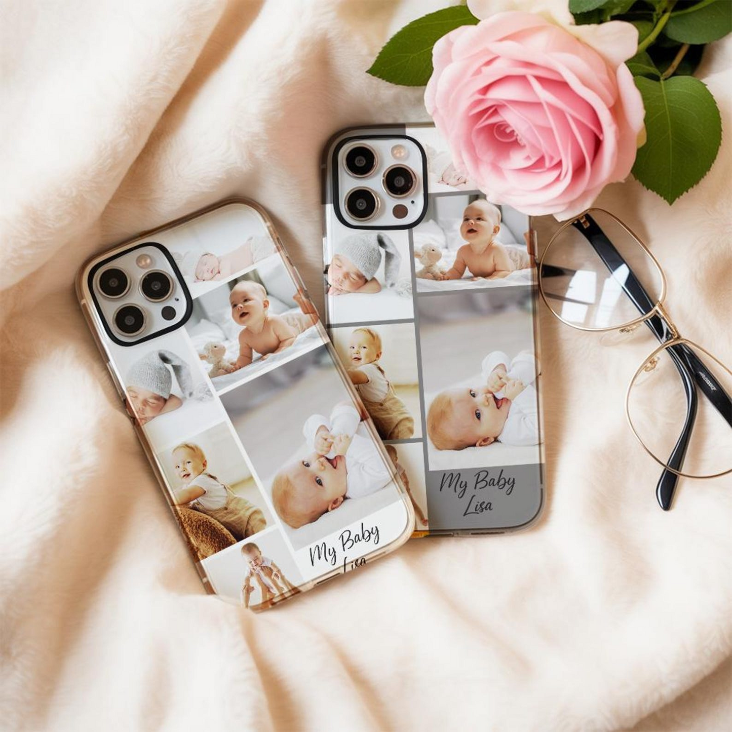 Custom Baby Photo Phone Case | Personalized Baby Picture iPhone Case | Gift For Mom & Dad