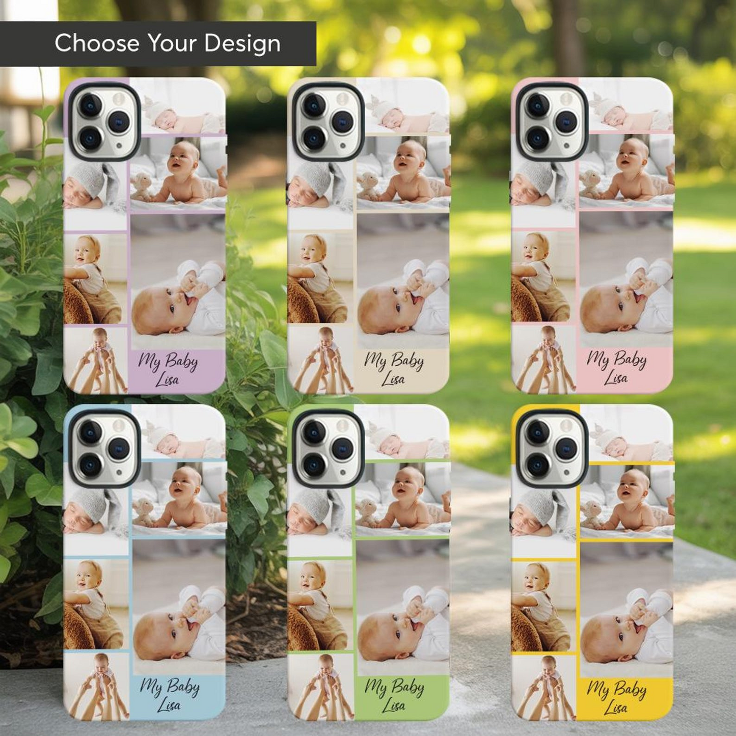 Custom Baby Photo Phone Case | Personalized Baby Picture iPhone Case | Gift For Mom & Dad