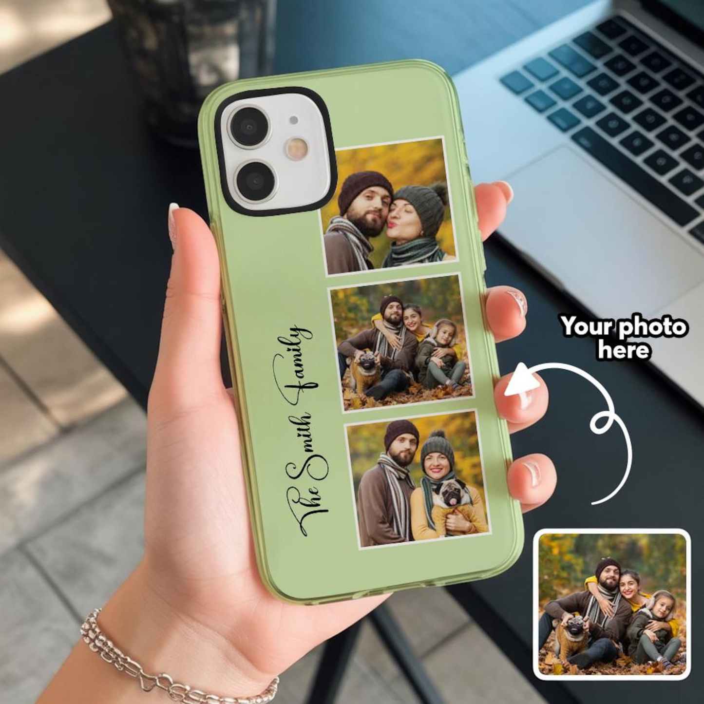 Custom Mom & Pet Photo Phone Case | Personalized Dog Or Cat & Owner iPhone Case | Pet Lover Gift