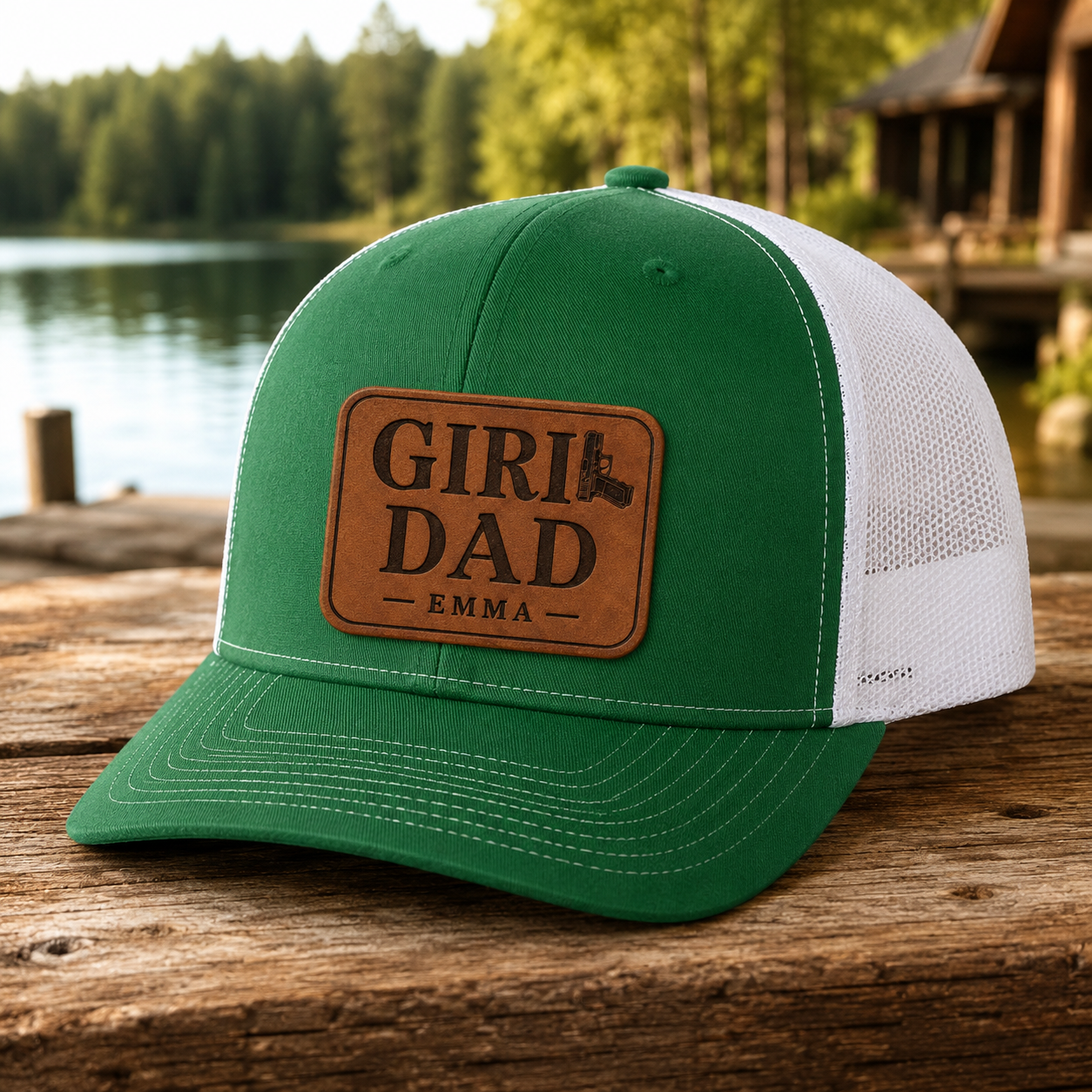 Personalized Girl Dad Trucker Hat | Custom Dad Photo Hat | Father's Day Gift | Gift For Dad | Dad Gifts TOM99
