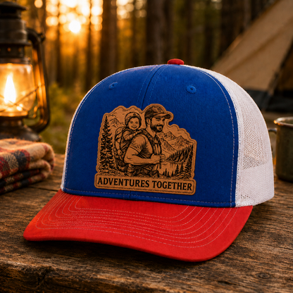 Personalized Dad Adventures Trucker Hat | Custom Dad Photo Hat | Father's Day Gift | Gift For Dad | Dad Gifts TOM99