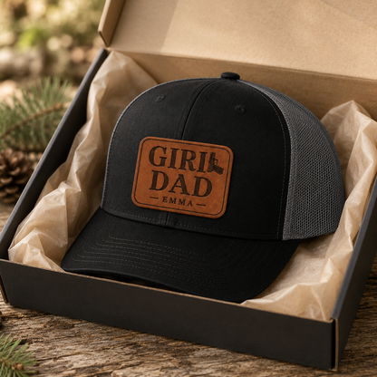 Personalized Girl Dad Trucker Hat | Custom Dad Photo Hat | Father's Day Gift | Gift For Dad | Dad Gifts TOM99