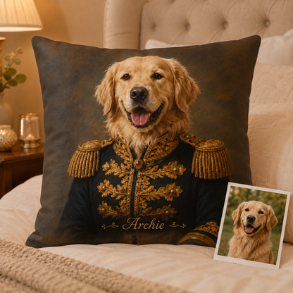 Custom Photo Dog Pillow | Gift For Dog Lovers | Personalized Dog Decor TOM99