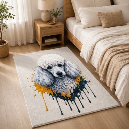 Custom Photo Dog Area Rug | Gift For Dog Lovers