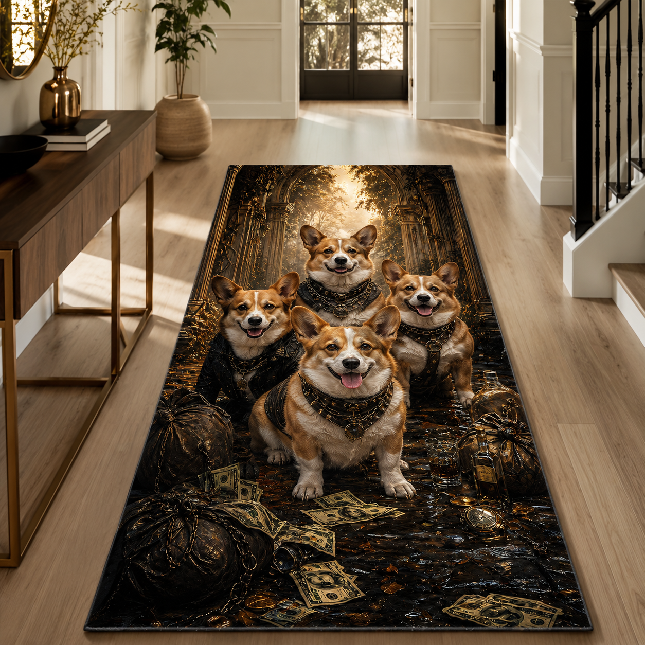 Custom Photo Dog Area Rug | Gift For Dog Lovers