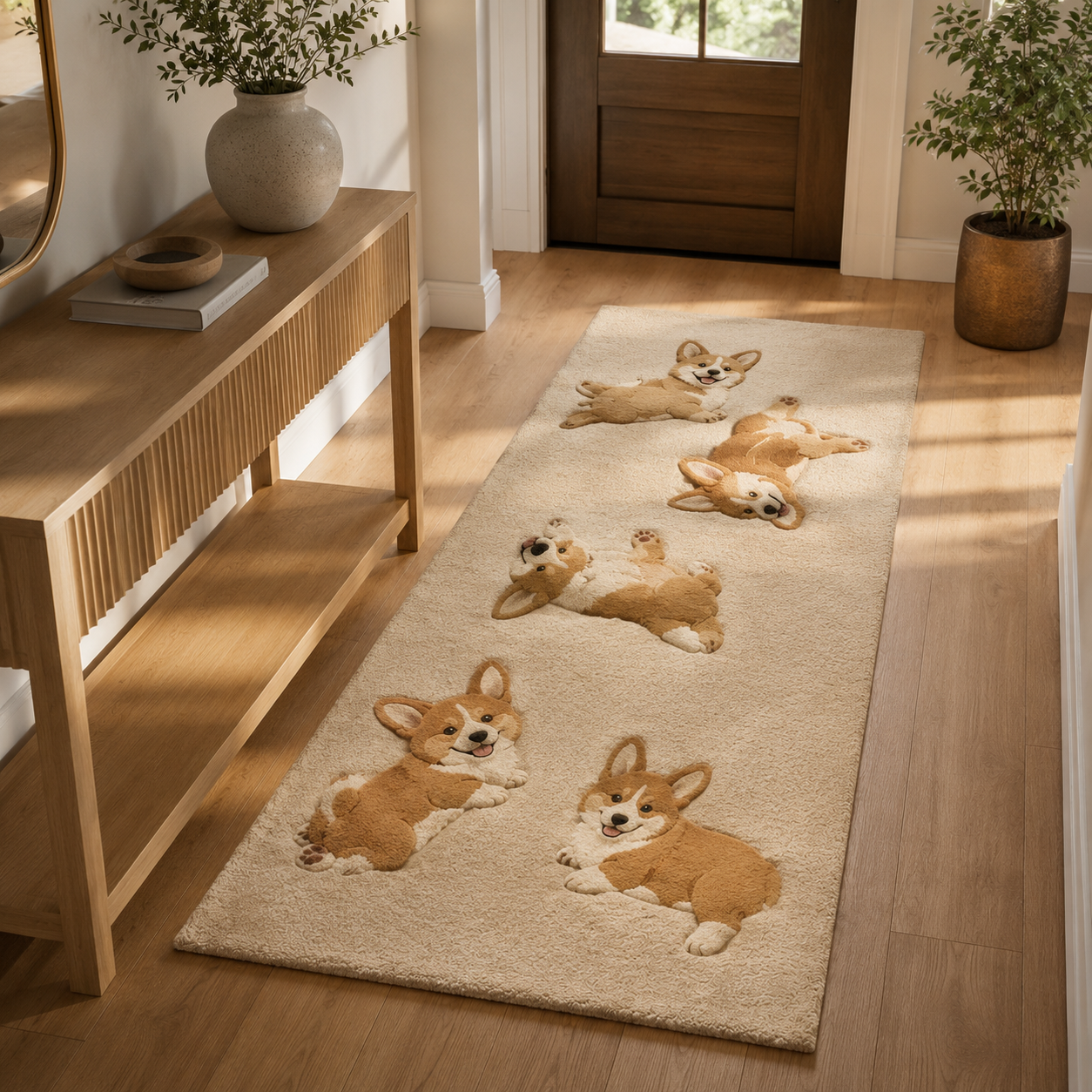 Custom Photo Dog Area Rug | Gift For Dog Lovers