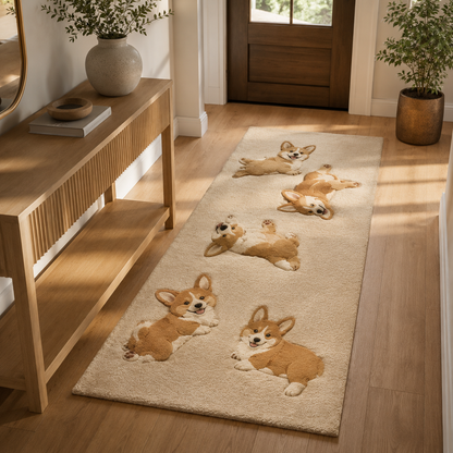 Custom Photo Dog Area Rug | Gift For Dog Lovers