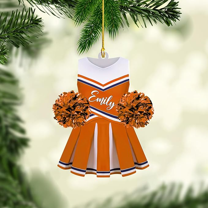 Custom Cheerleaders Style 07 Christmas Ornament