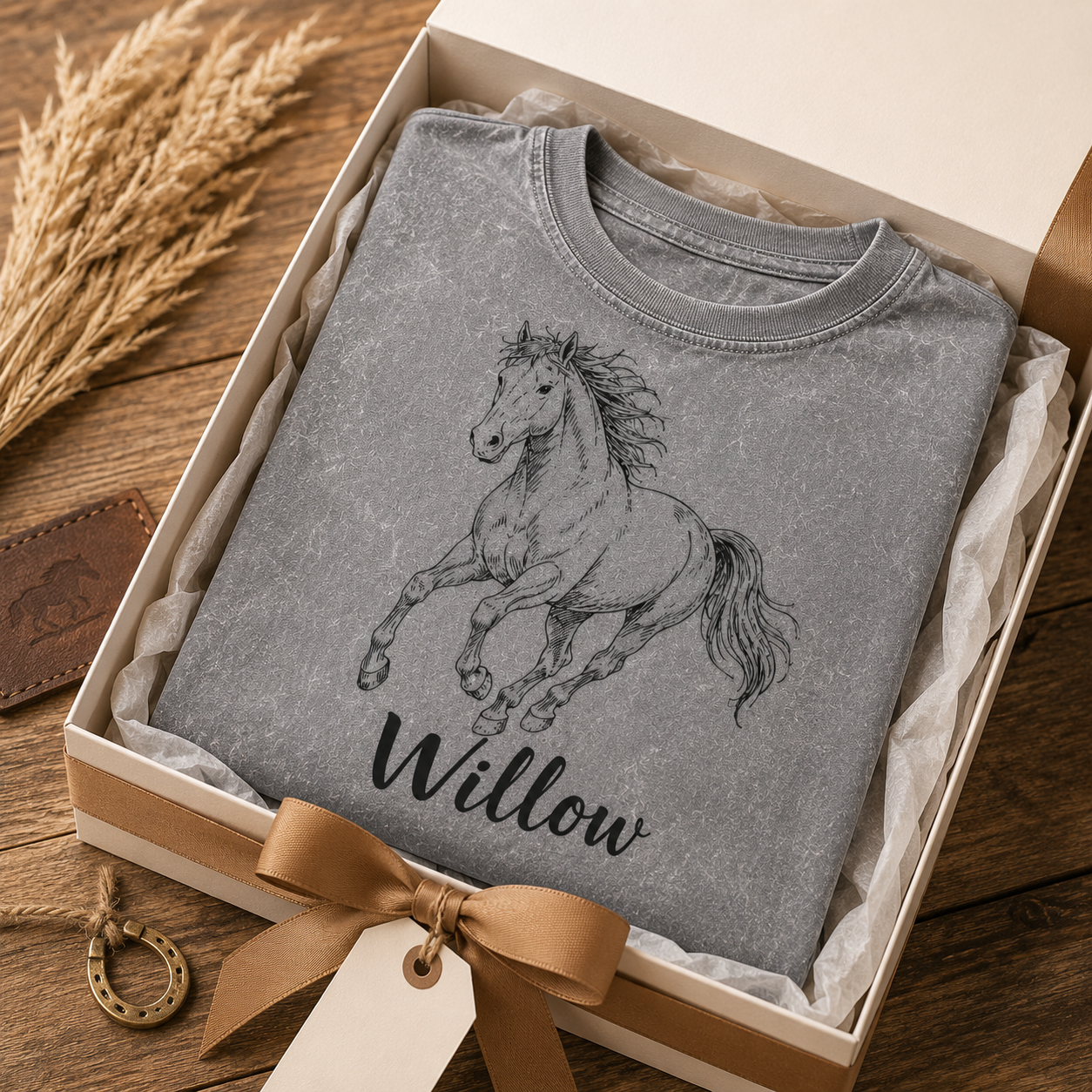 Custom Photo Horse Wash T-Shirt | Personalized Horse Lover Shirt | Gift For Horse Lovers TOM99