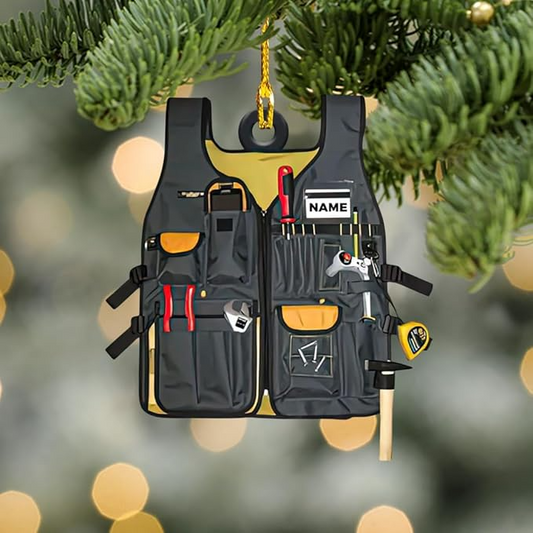 Custom Lineman Uniform 1  Christmas Ornament