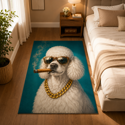 Custom Photo Dog Area Rug | Gift For Dog Lovers