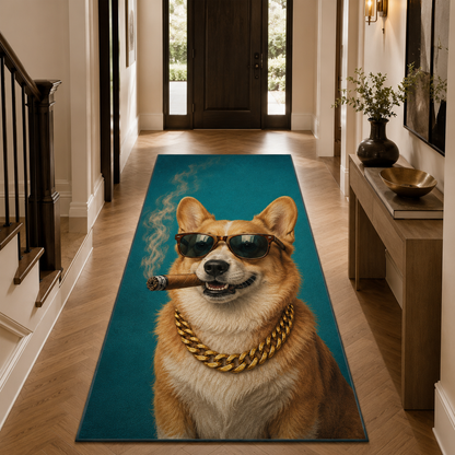Custom Photo Dog Area Rug | Gift For Dog Lovers