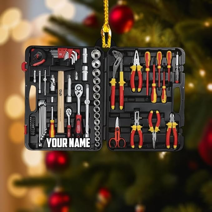 Custom Lineman Tool 2 Christmas Ornament