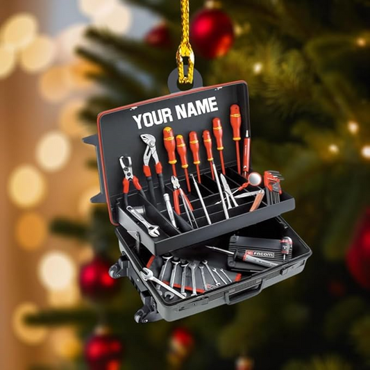 Custom Lineman Tool  Christmas Ornament