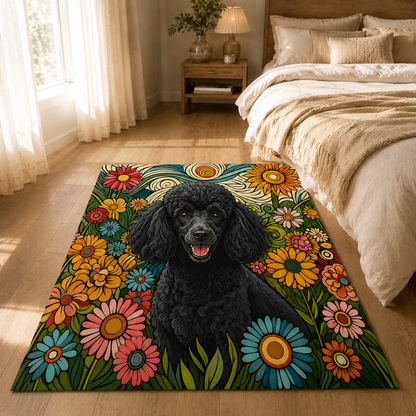 Custom Photo Dog Area Rug | Gift For Dog Lovers