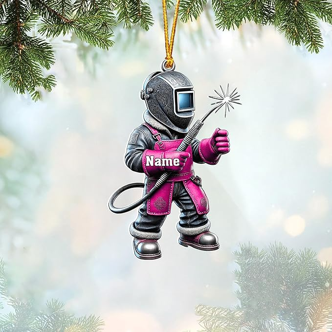 Custom Welder Welding Style 11 Christmas Ornament