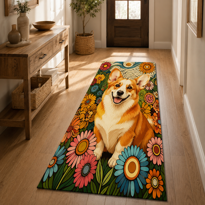 Custom Photo Dog Area Rug | Gift For Dog Lovers
