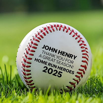 Baseball Coach Gift | Baseball Gift Laser Engraved Ball | Personalized Baseball Birthday Graduation