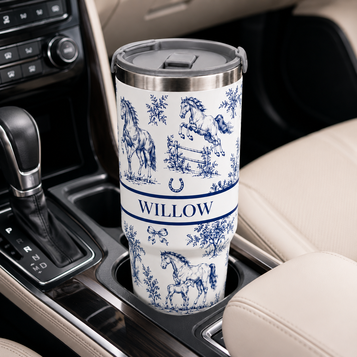 Custom Photo Horse 30oz Tumbler | Gift For Horse Lovers | Pet Lover Gifts TOM99