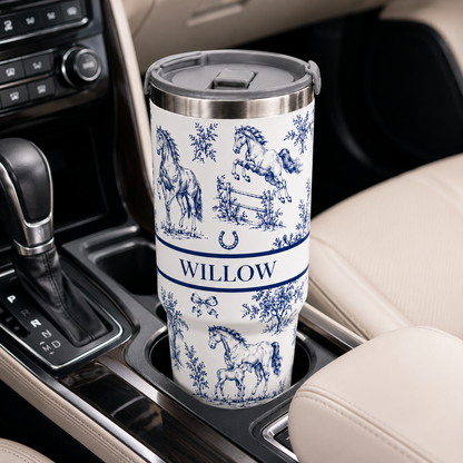 Custom Photo Horse 30oz Tumbler | Gift For Horse Lovers | Pet Lover Gifts TOM99