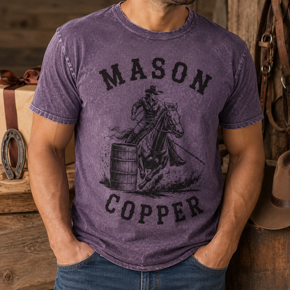 Custom Photo Ride Horse Wash T-Shirt | Personalized Horse Lover Shirt | Gift For Horse Lovers TOM99