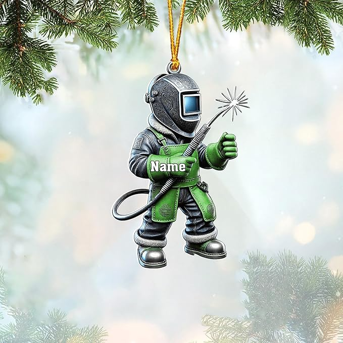 Custom Welder Welding Style 11 Christmas Ornament