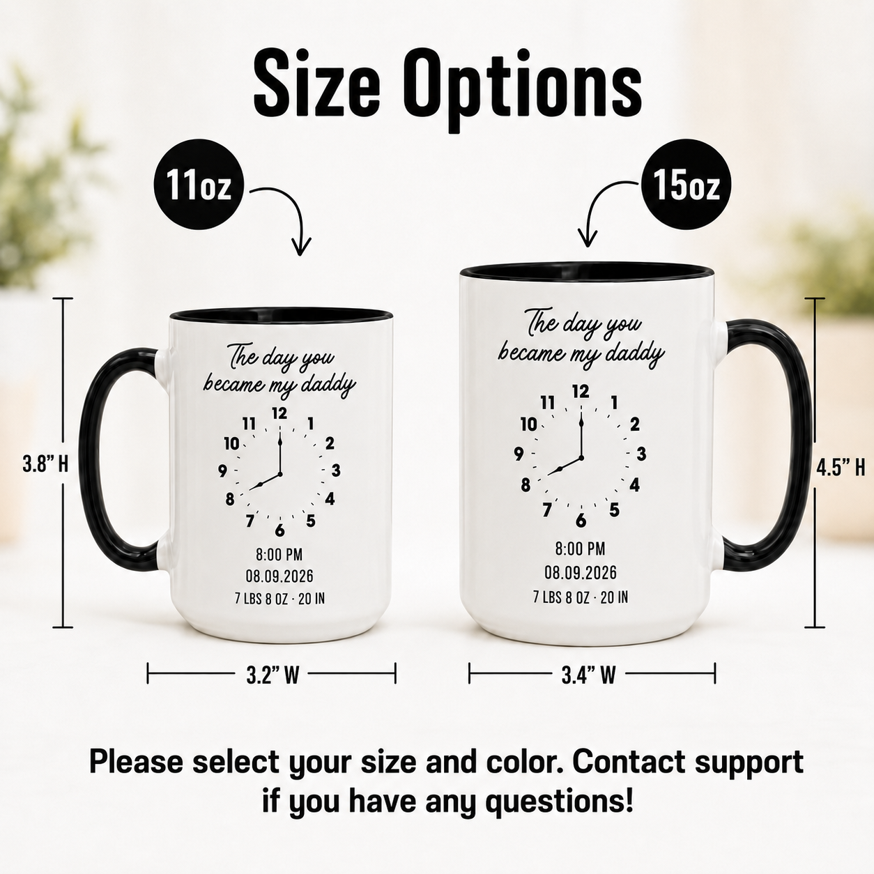 Custom Photo Become My Daddy Mug, Personalized Mug Mug For Husband Dad Grandfather TOM99