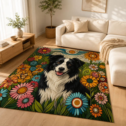 Custom Photo Dog Area Rug | Gift For Dog Lovers