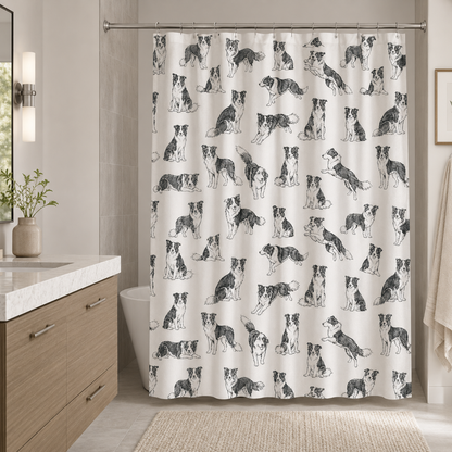 Custom Photo Dog Shower Curtain | Gift For Dog Lovers