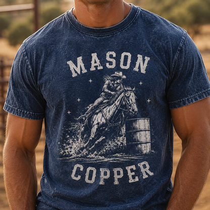 Custom Photo Ride Horse Wash T-Shirt | Personalized Horse Lover Shirt | Gift For Horse Lovers TOM99