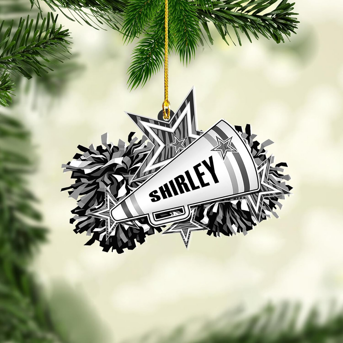 Custom Cheerleaders Cheerlife Style 02 Christmas Ornament