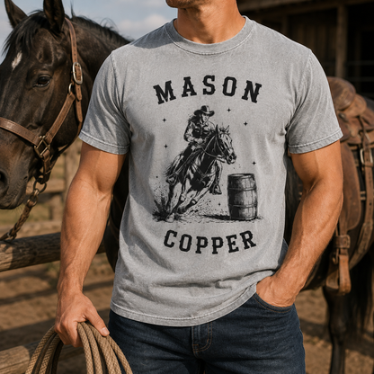 Custom Photo Ride Horse Wash T-Shirt | Personalized Horse Lover Shirt | Gift For Horse Lovers TOM99